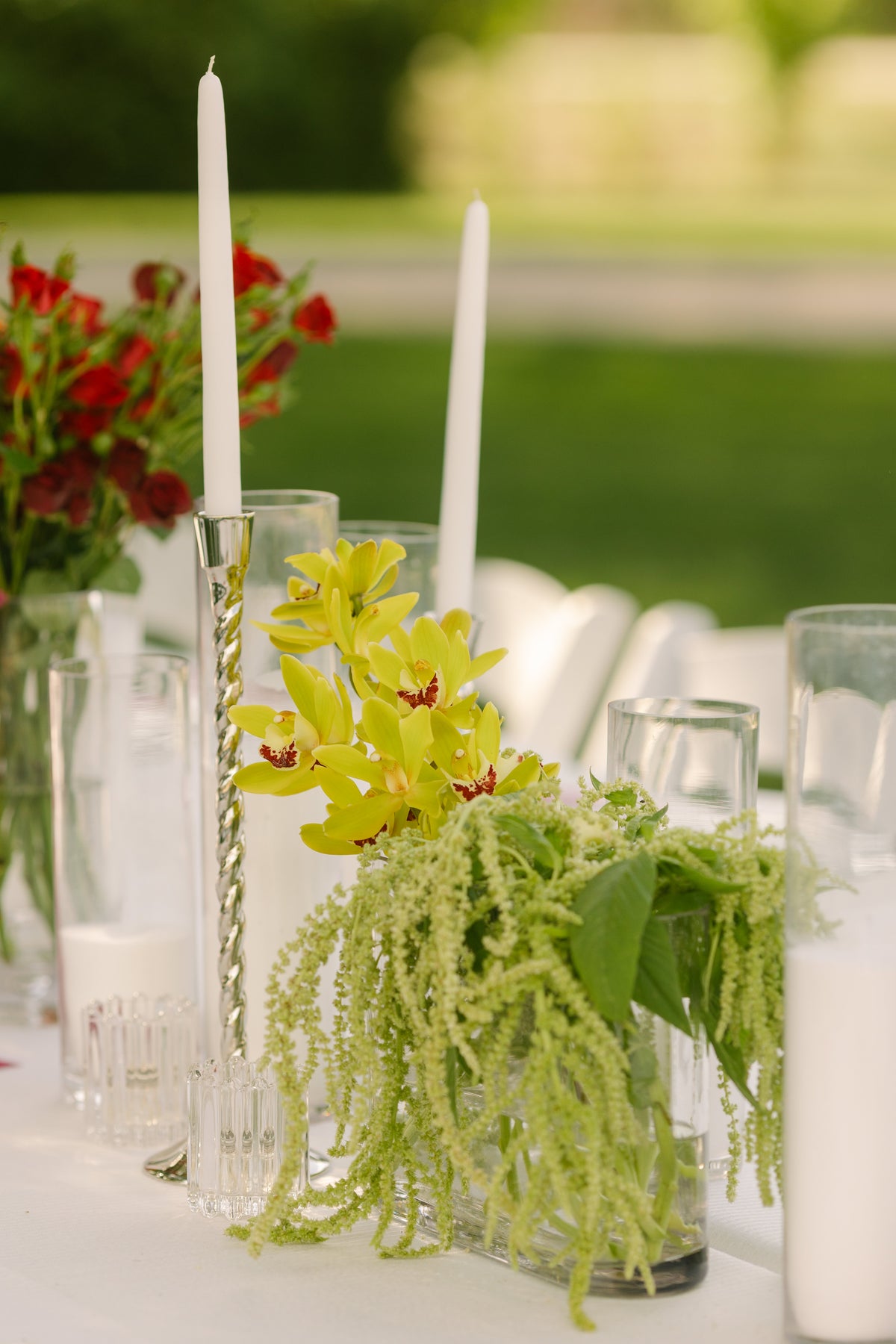 Silver Taper Candle Holder