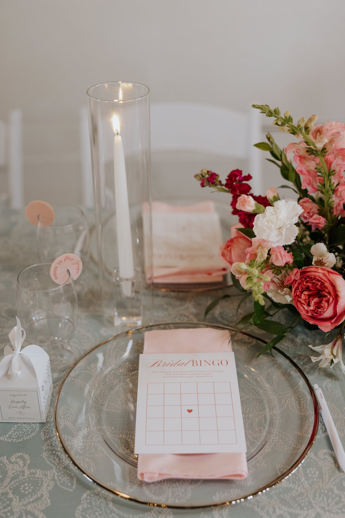 Glass Rimmed Charger