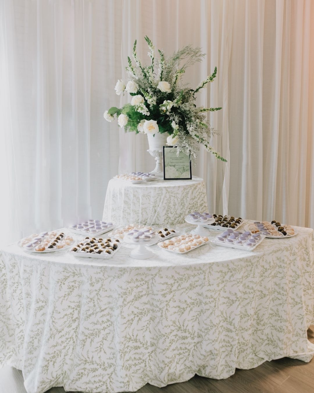 Round Dessert Platter