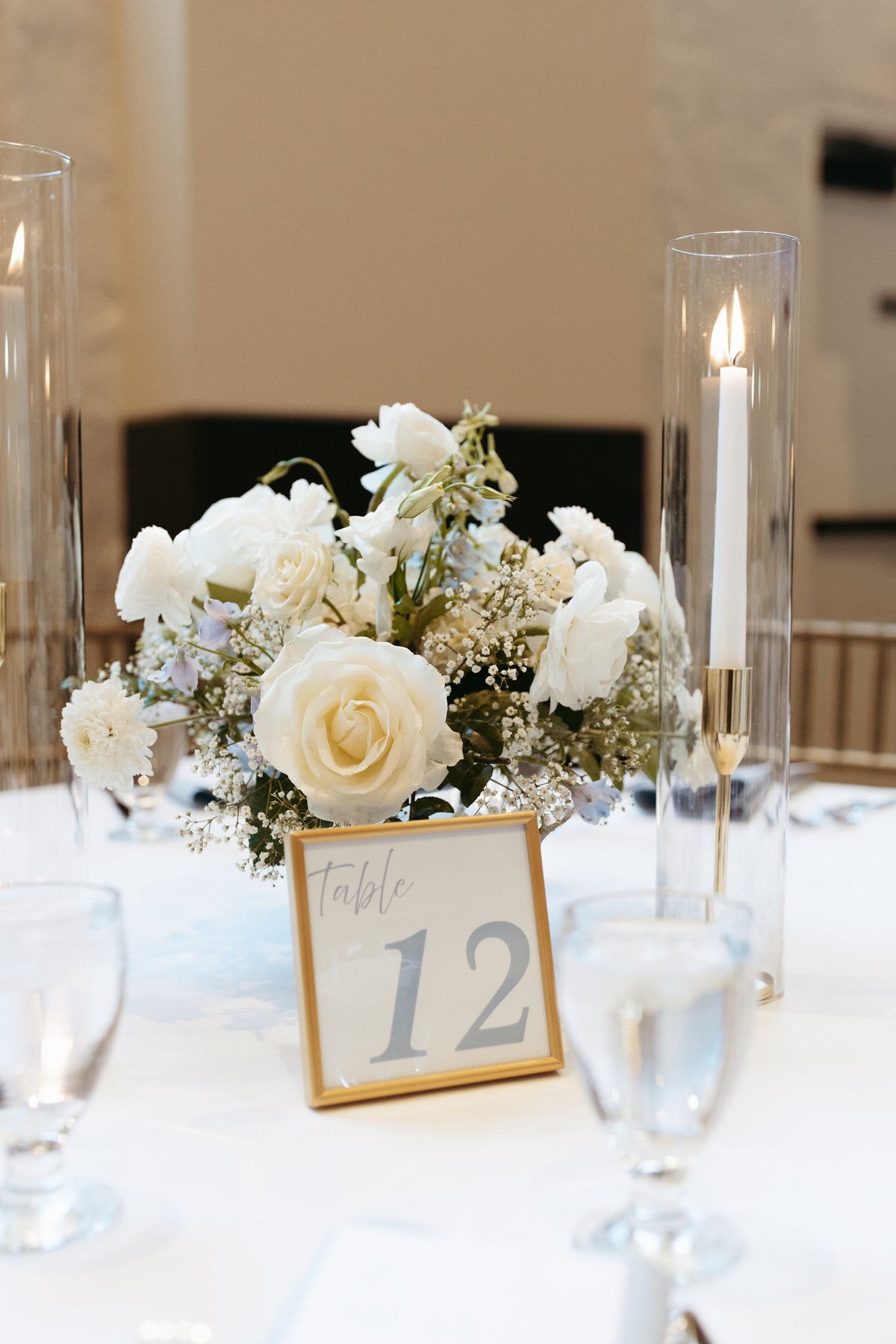 Gold Frame Table Numbers